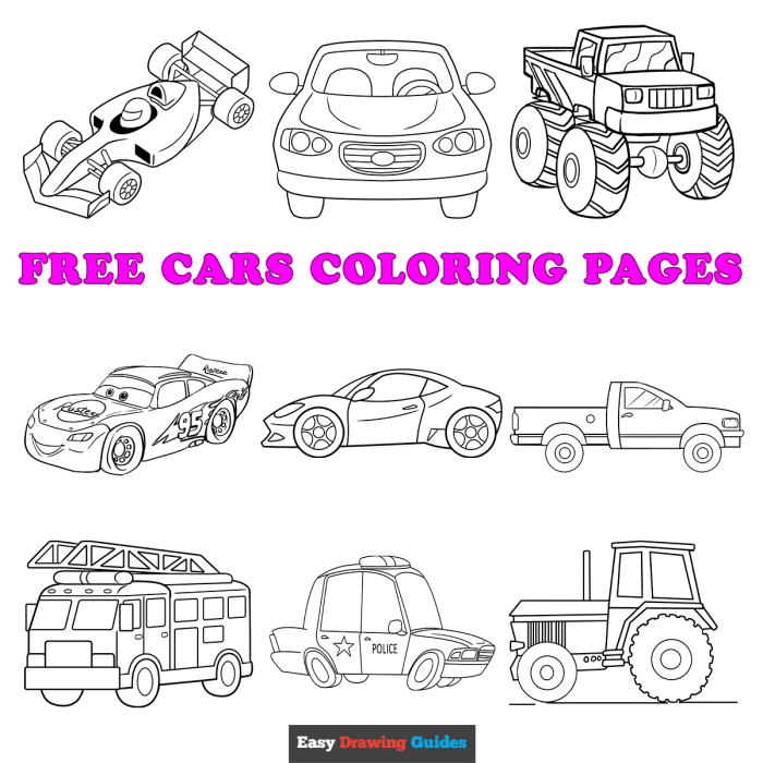 Coloring car pages muscle cool print pano seç