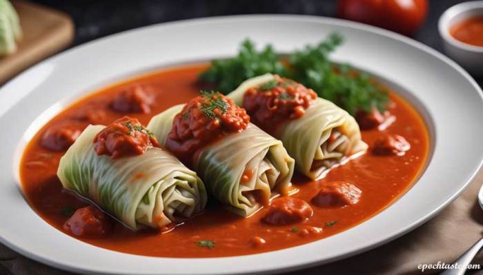 Recipe for cabbage rolls with tomato soup