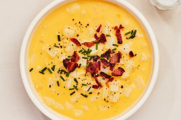 Potato bacon cheese soup recipe