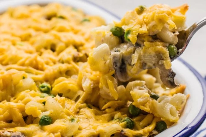 Recipe for tuna casserole with mushroom soup