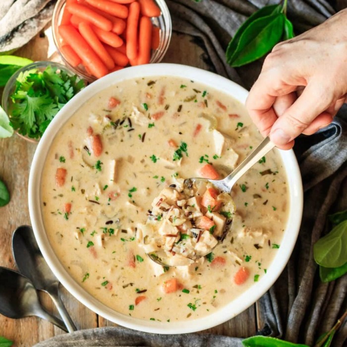 Panera cream of chicken wild rice soup recipe