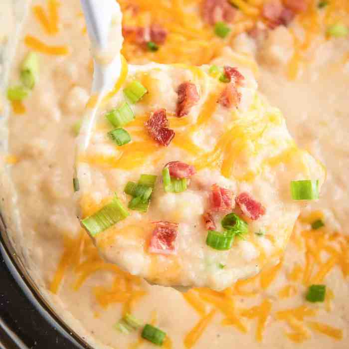 Potato soup in the crockpot recipe