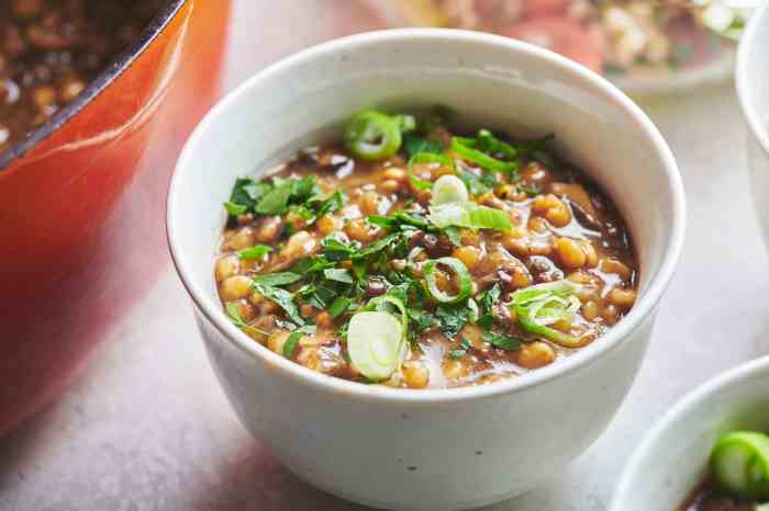 Recipe for mushroom barley soup